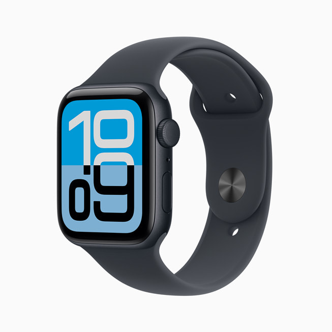 ミッドナイトカラーのApple Watch SE 3