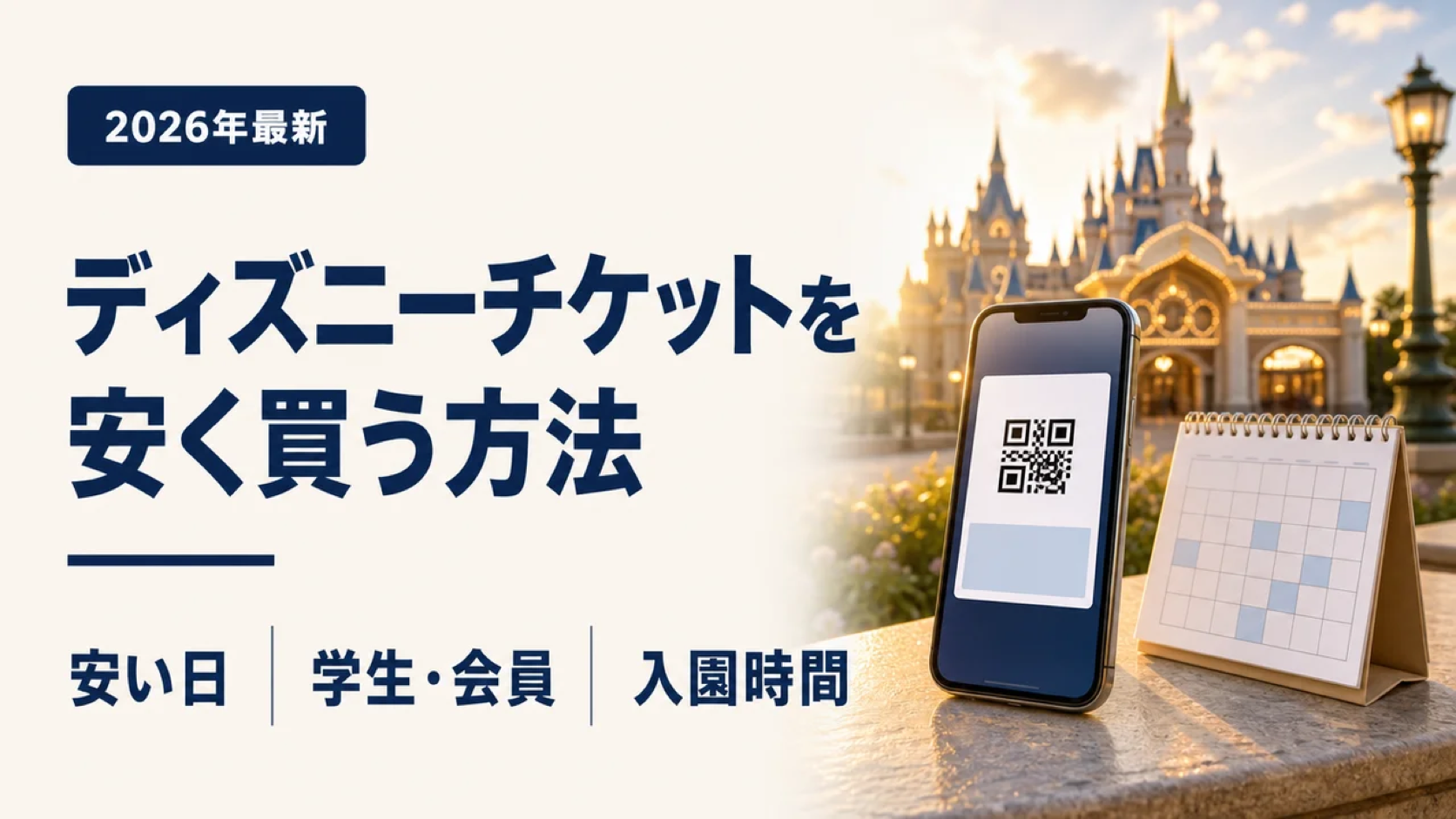 ディズニーチケットを安く買う方法