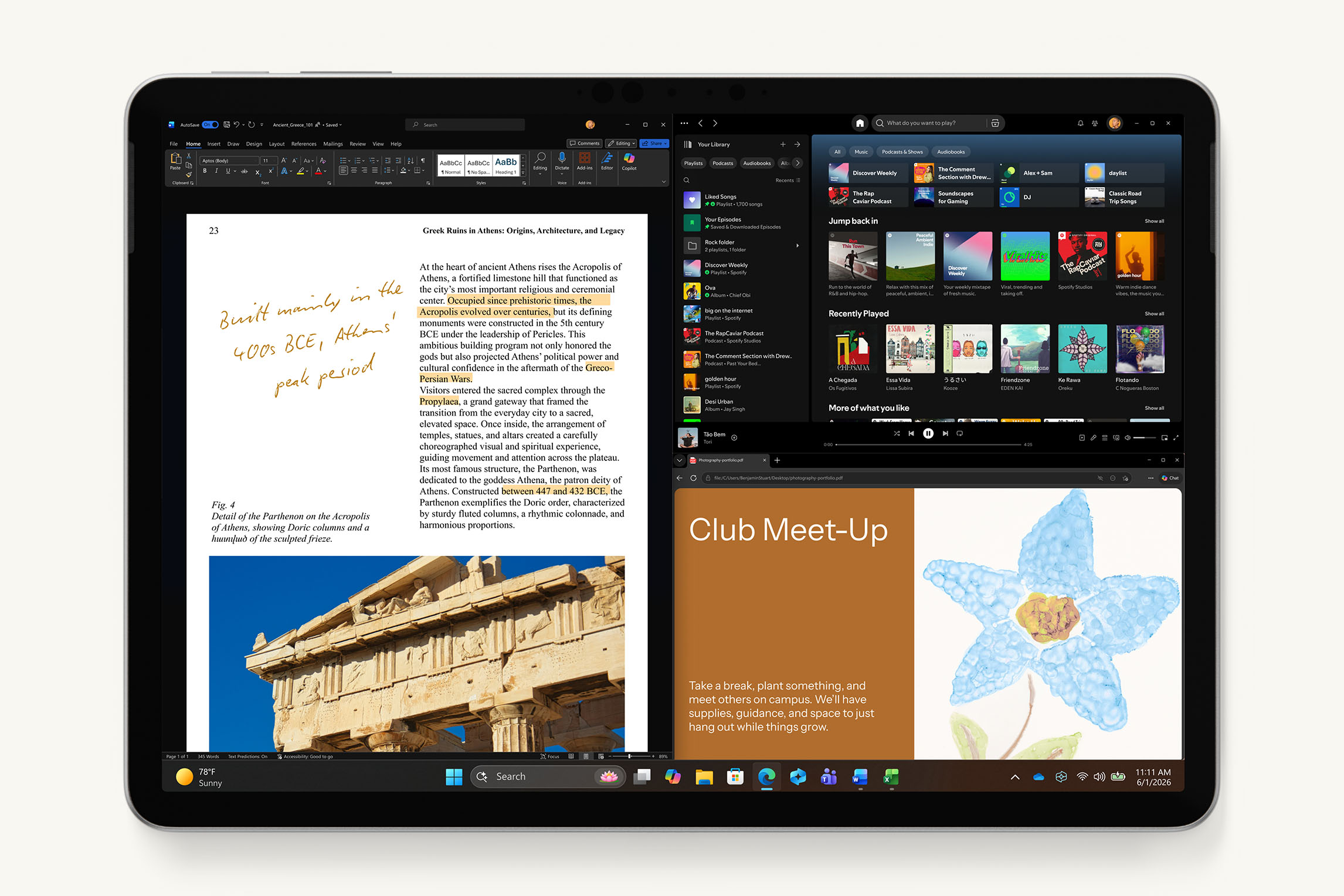 Surface Pro 12インチの公式製品画像